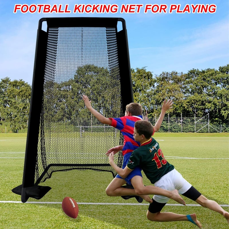 Sharellon Football Kicking Cage Net - Portable 81x41IN Football Goal Training Aids for Backyard Indoor Outdoor-Youth & Adults - Image 4